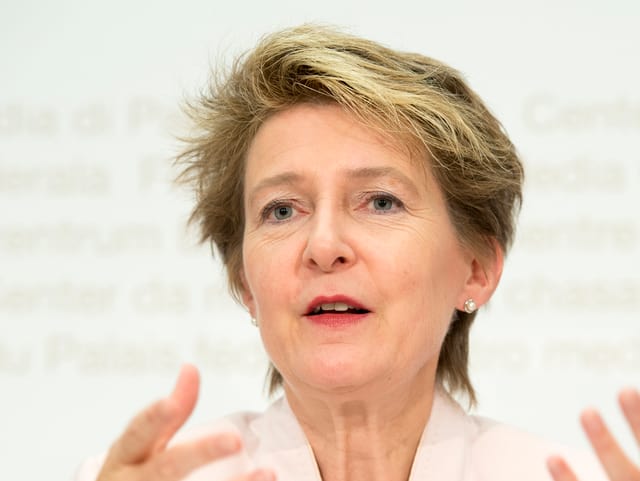 Bundesrätin Simonetta Sommaruga. 