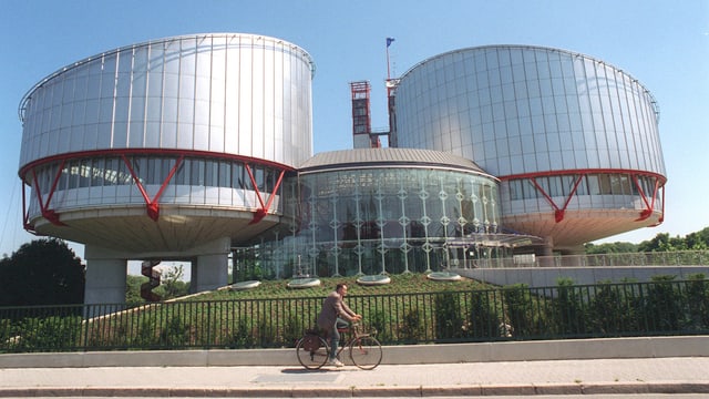 Gebäude des Europäischen Gerichtshofes für Menschenrechte in Strassburg