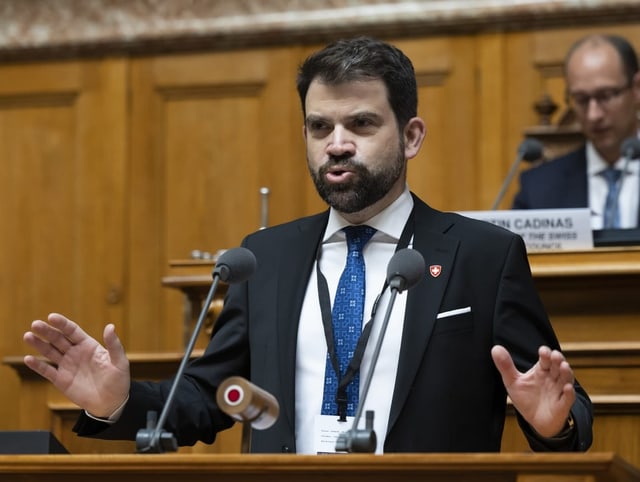 Damien Cottier an der Session der Eidgenössischen Räte im Mai 2023. 