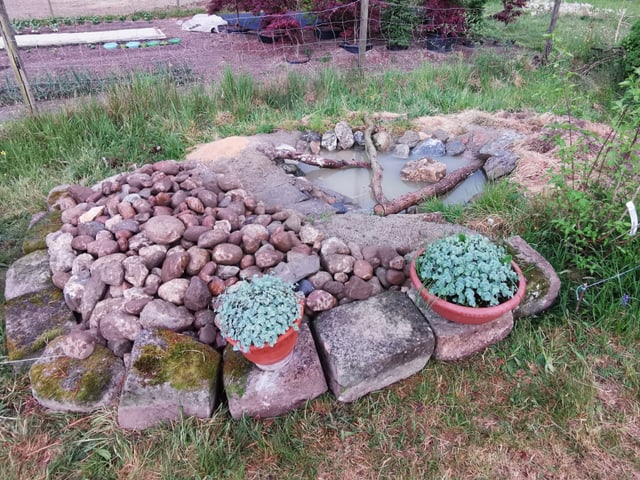 Kleinstrukturen im Garten von Tiziana Teta.