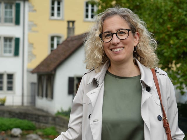 Barbara Portmann nach ihrer Nomination