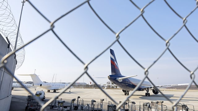 Aeroflot-Maschine am Flughafen Genf (Archiv)