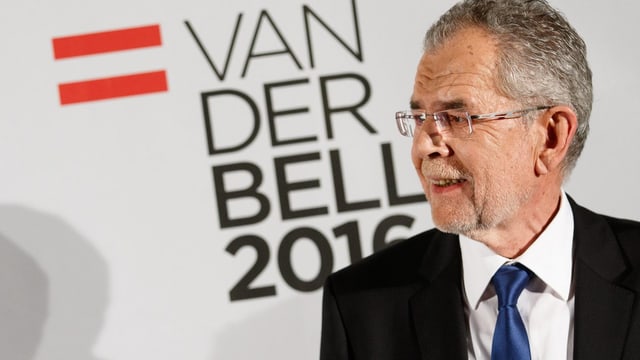 Aufnahme des österreichischen Präsidentschaftskandidaten Alexander Van der Bellen.