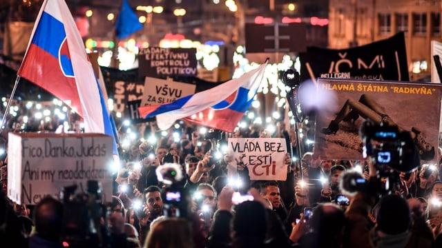 Proteste in der Slowakei