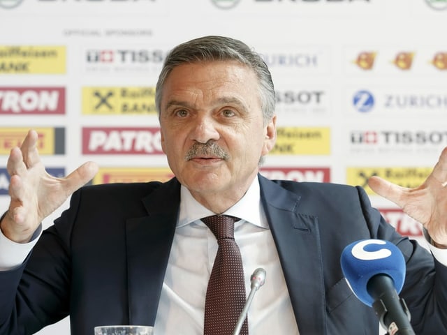 IIHF-Präsident René Fasel.