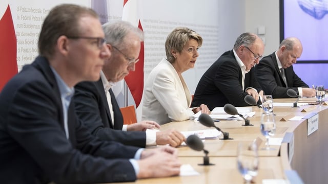 Die Medienkonferenz in Bern