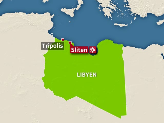 Karte Libyen