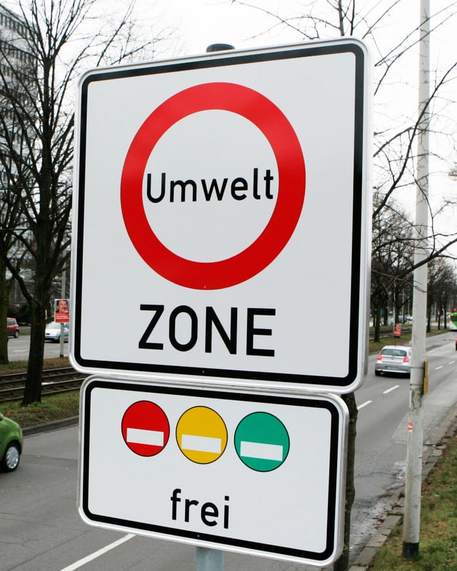 Umweltzonen-Schild