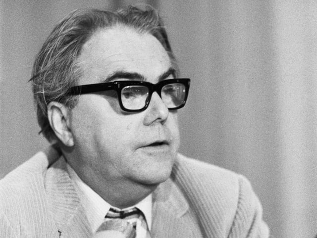 Portrait des Schriftsteller Max Frisch.