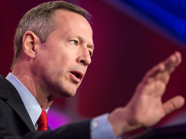 Martin O'Malley bei einer Rede.