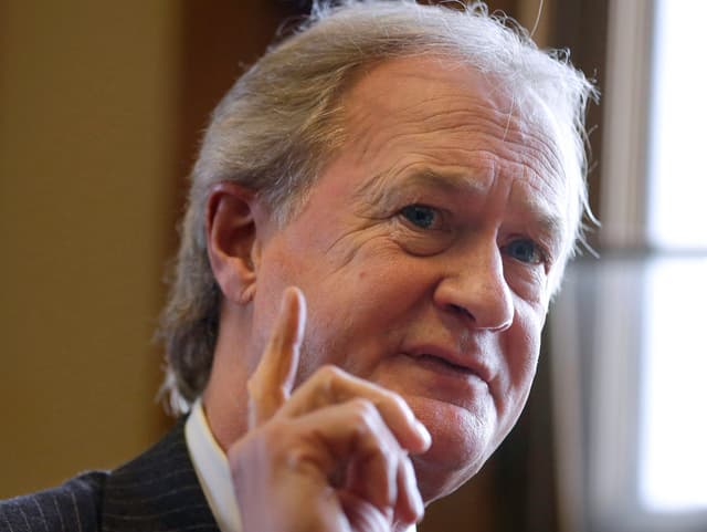 Lincoln Chafee in einem Interview mit der Presse.