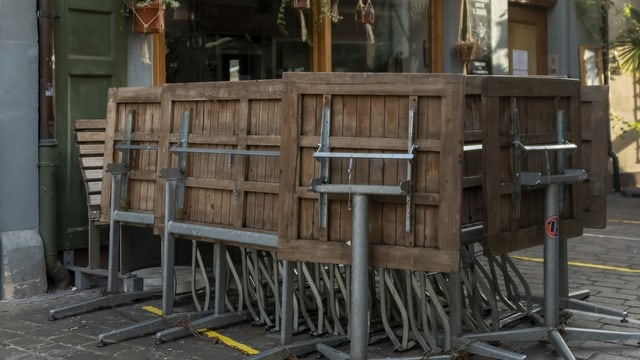 A closed restaurant in Basel-Stadt.