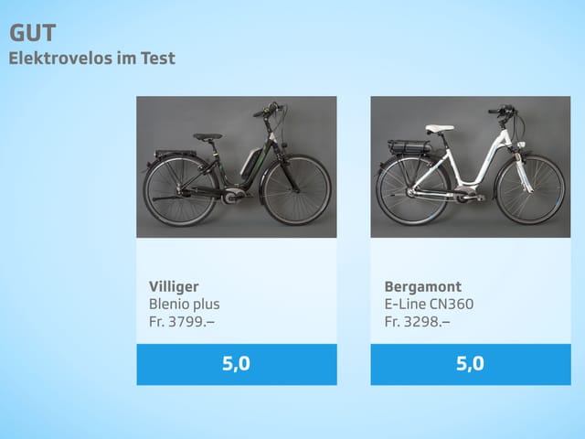 Kassensturz-Tests - Elektrovelos im Test: Grosse ...