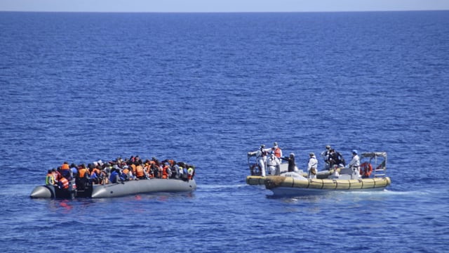 Flüchtlingsboot