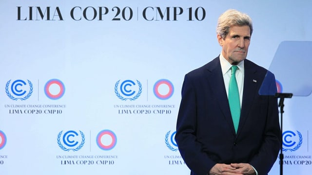 US-Aussenminister John Kerry in Lima.