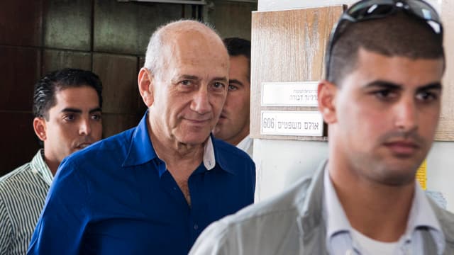 Der ehemalige israelische Premier Ohud Olmert 