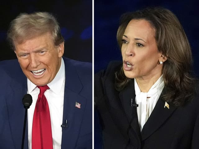 Donald Trump und Kamala Harris