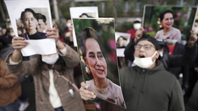 Protesters in Japan