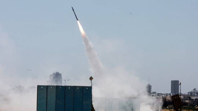 Der israelische Iron Dome im Einsatz.