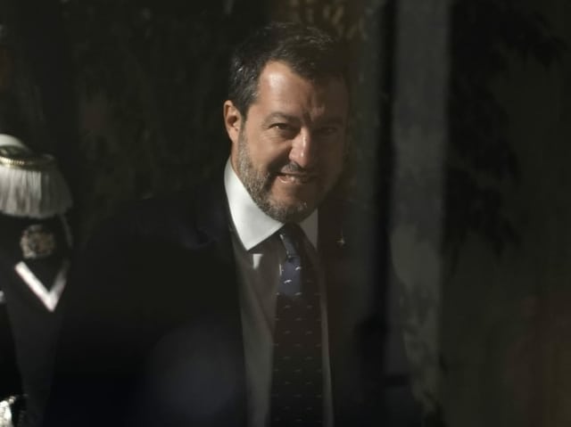 Salvini in Nahaufnahme