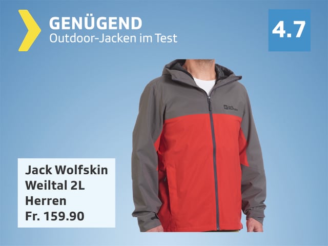 Platz 6, Jack Wolfskin Weiltal 2L, Herren