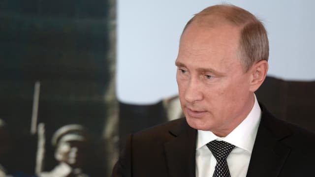 Wladimir Putin bei einer Ansprache während seines Mongolei-Besuchs