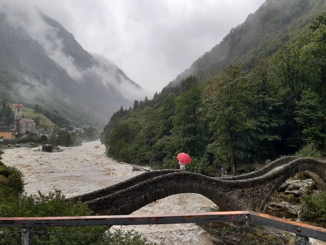 Viel Wasser im Fluss.