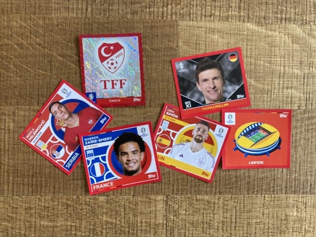 Die neuen Topps-Bilder.