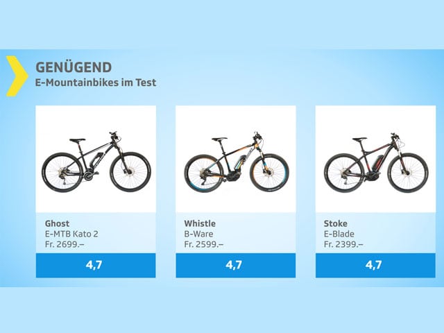 Testgrafik E-Mountainbikes genügend.