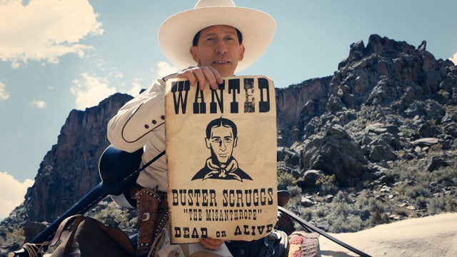 Filmstil aus dem Film «The Ballad of Buster Scruggs» der Coen-Brüder, welcher in Venedig gezeigt wird.