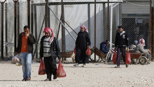 Ein Flüchtlingslager in Jordanien.