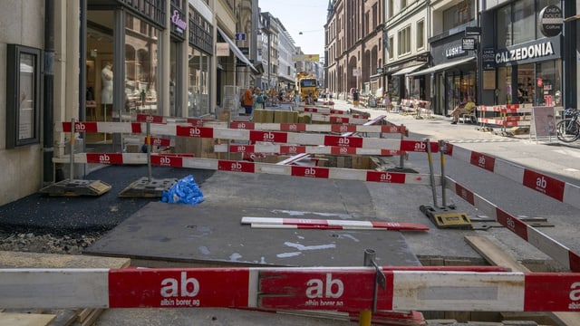 Baustelle in Basel