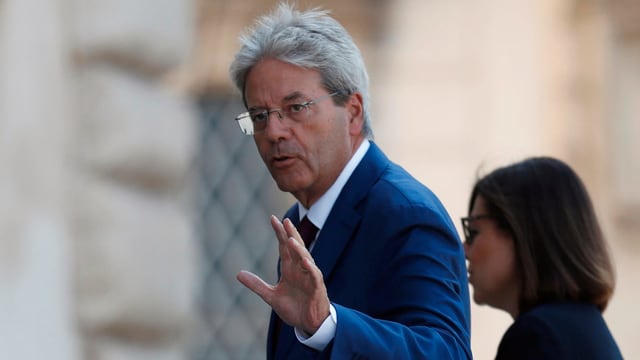 Der frühere Ministerpräsident und wahrscheinliche neue EU-Kommissar Paolo Gentiloni