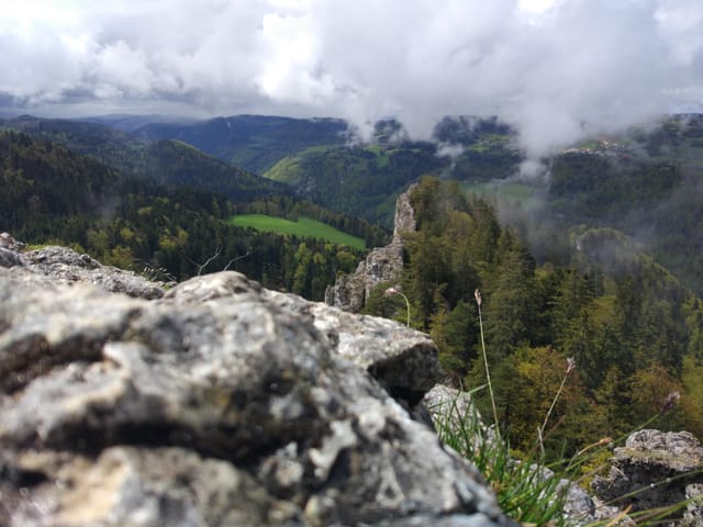 Aussicht von der Ruine Spiegelberg