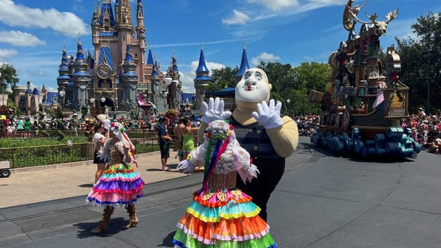 Parade im Disney World in Orlando, Florida (USA)