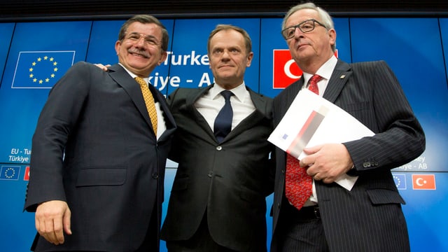 Zu Davutoglu konnten Donald Tusk und Jean-Claude Juncker Vertrauen aufbauen.