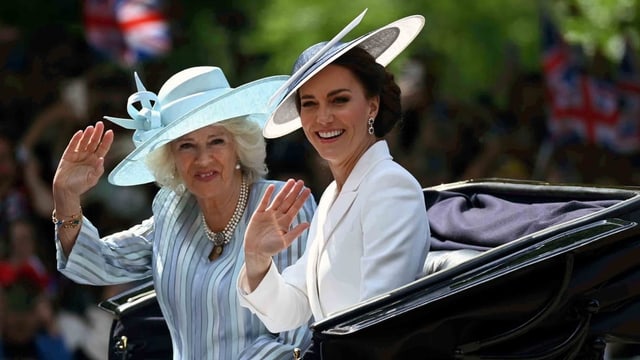 Camilla und Kate.