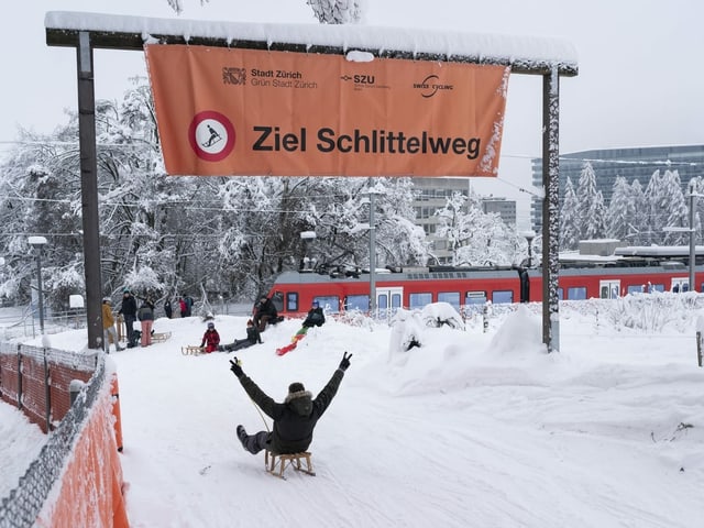 Slide on the Uetliberg