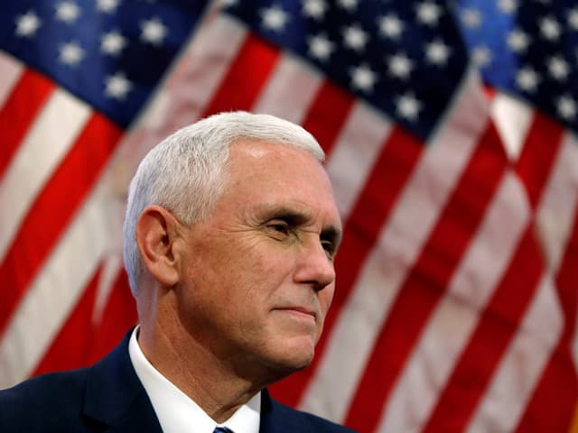 Mike Pence wird das Amt des Vizepräsidenten ausfüllen. 