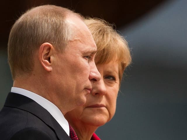 Putin und Merkel