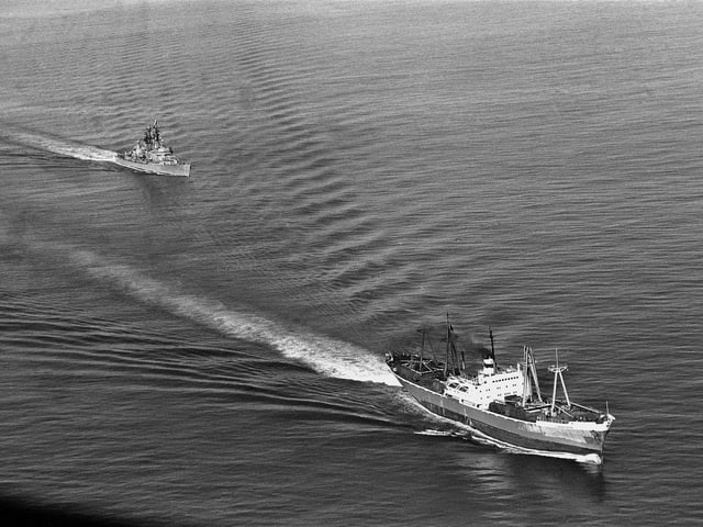 Die russischen Kriegsschiffe auf dem Weg nach Kuba.