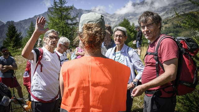 Schneider Schüttel mit Roger Nordmann bei Gondo/VS