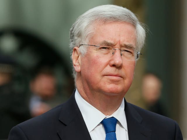 Verteidigungsminister Michael Fallon im Porträt. 