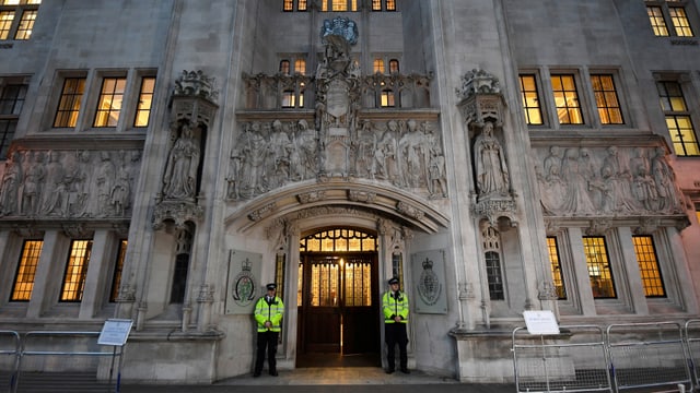 Das oberste Gericht in London