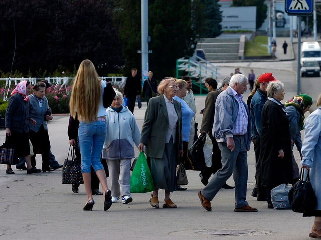 Strassenszene in Tiraspol