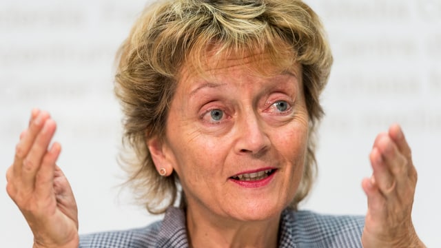 Bundesrätin Eveline Widmer-Schlumpf