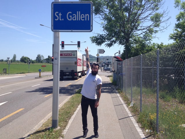 Zuhause in der Ostschweiz. SRF 3 Moderator Andi Rohrer ist in St. Gallen aufgewachsen. 