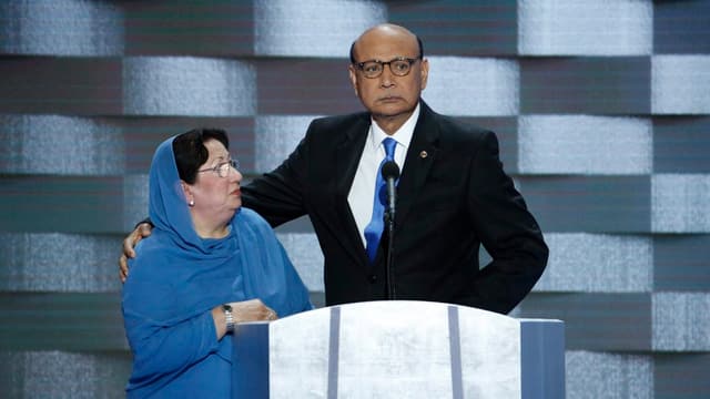 Haben ihren Sohn im Krieg verloren: Ghazala und Khizr Khan.