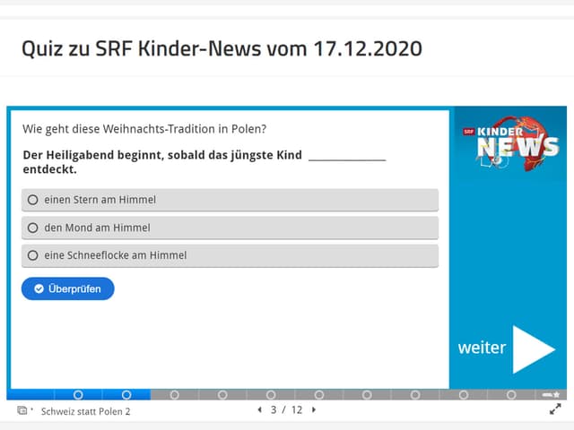 Teste dein Wissen im Quiz