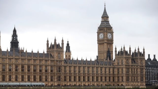 Aufnahme des House of Parliament in London.